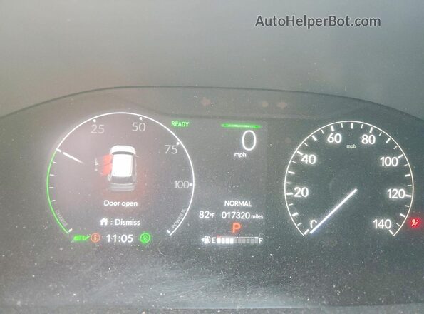 7FARS6H59RE027642 2024 HONDA CR-V Silver Instrument cluster view