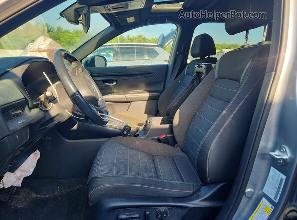 7FARS6H5XPE039666 2023 HONDA CR-V Silver Widok wnętrza z przodu
