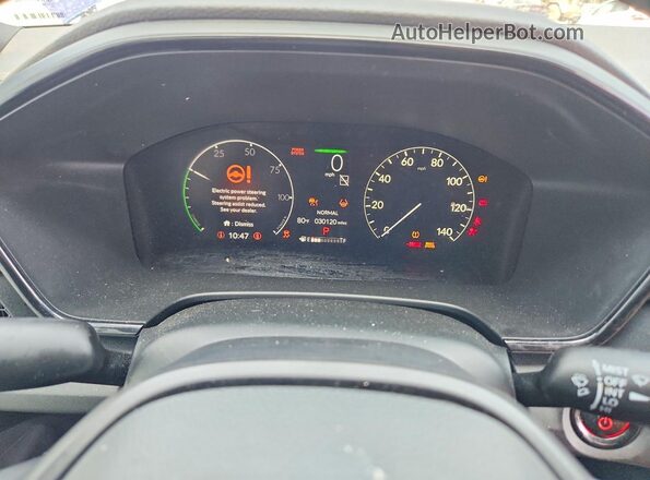 7FARS6H5XRE022014 2024 HONDA CR-V Blue Vista del cuadro de instrumentos