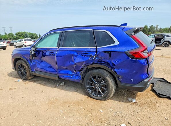 7FARS6H5XRE022014 2024 HONDA CR-V Blue Trasero izquierdo