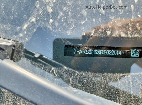 7FARS6H5XRE022014 2024 HONDA CR-V Blue Vista de la etiqueta del VIN
