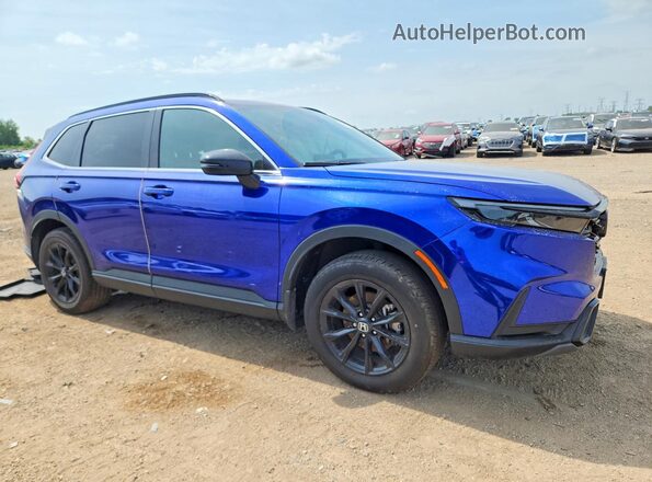 7FARS6H5XRE022014 2024 HONDA CR-V Blue Delantero derecho