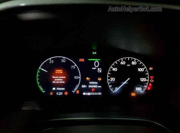 7FARS6H5XRE025527 2024 HONDA CR-V Синий Вид щитка приборов