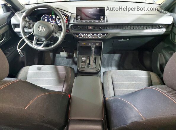 7FARS6H5XRE025527 2024 HONDA CR-V Синий Вид панели приборов