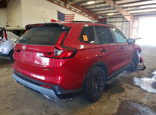 7FARS6H60TE020661 2026 HONDA CR-V Бордовый Задняя правая четверть