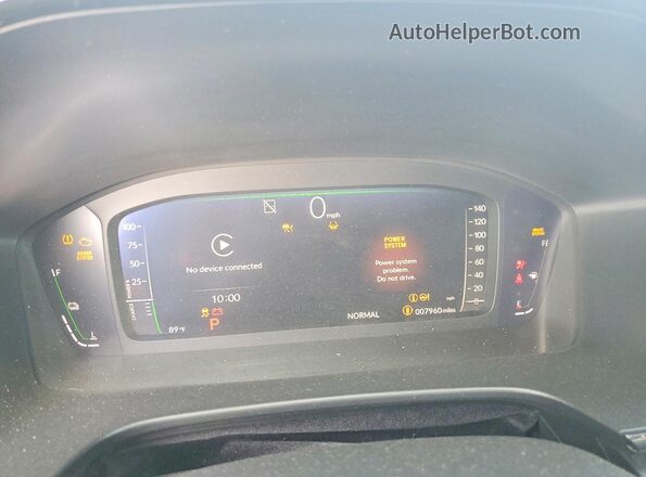 7FARS6H65TE055938 2026 HONDA CR-V Blue Вид щитка приладів