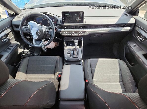 7FARS6H65TE055938 2026 HONDA CR-V Blue Вид панелі приладів