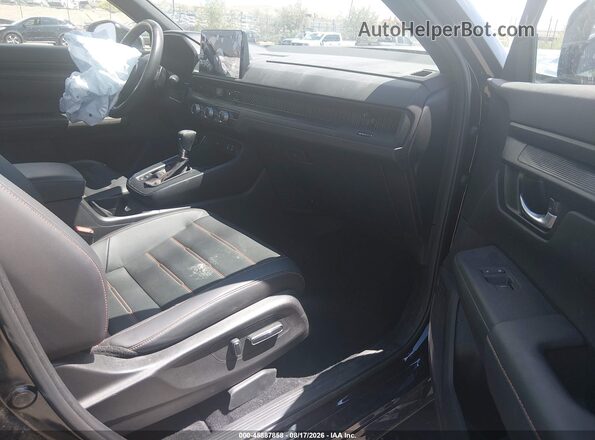 7FARS6H80RE005670 2024 HONDA CR-V Black Вид салону спереду