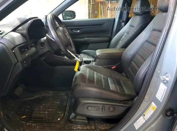 7FARS6H80SE102728 2025 HONDA CR-V Gray Front interior view