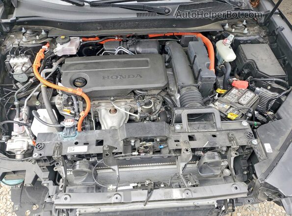7FARS6H81SE097541 2025 HONDA CR-V Black Vista del compartimento del motor