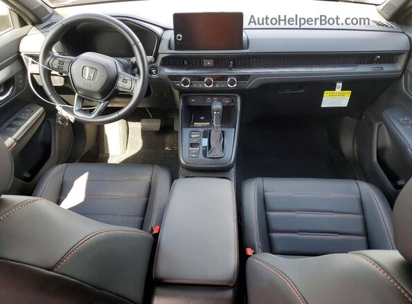 7FARS6H82SE078528 2025 HONDA CR-V Black Вид панелі приладів