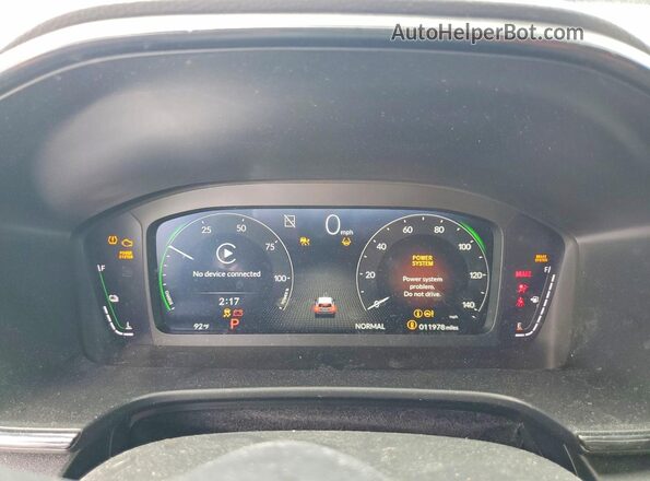 7FARS6H82TE031436 2026 HONDA CR-V Blue ხელსაწყოთა პანელის ხედი