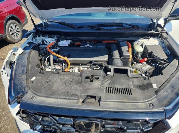 7FARS6H83SE100942 2025 HONDA CR-V Белый Вид подкапотного пространства
