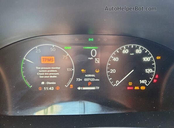 7FARS6H83SE100942 2025 HONDA CR-V Белый Вид щитка приборов