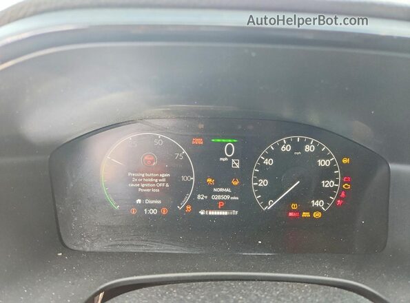 7FARS6H84RE010502 2024 HONDA CR-V Синий Вид щитка приборов
