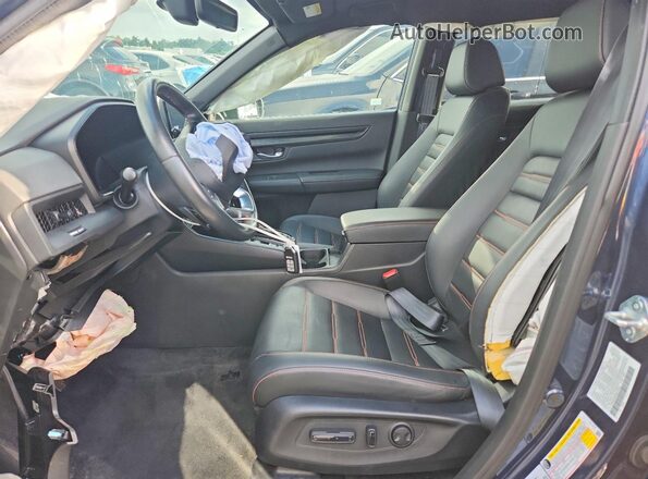 7FARS6H84RE010502 2024 HONDA CR-V Синий Вид салона спереди