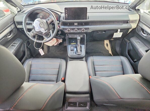 7FARS6H84RE010502 2024 HONDA CR-V Синий Вид панели приборов