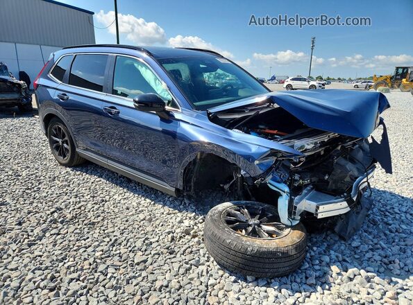 7FARS6H84RE010502 2024 HONDA CR-V Синий Передняя правая четверть