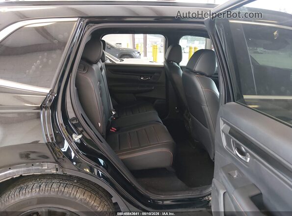 7FARS6H84SE050360 2025 HONDA CR-V Black Widok naklejki z numerem VIN