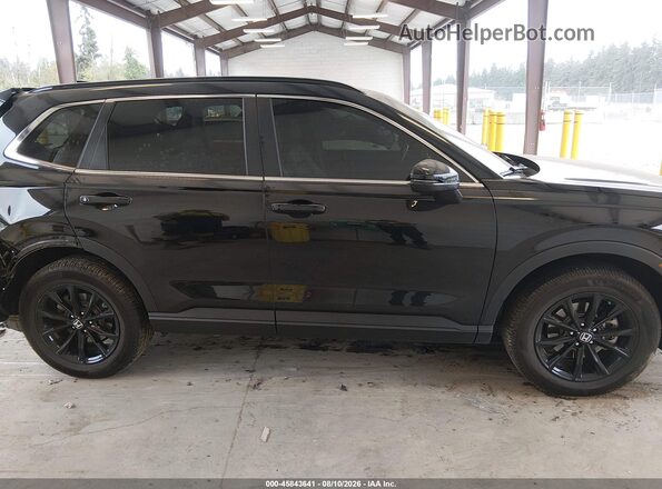 7FARS6H84SE050360 2025 HONDA CR-V Black Widok wnętrza z tyłu