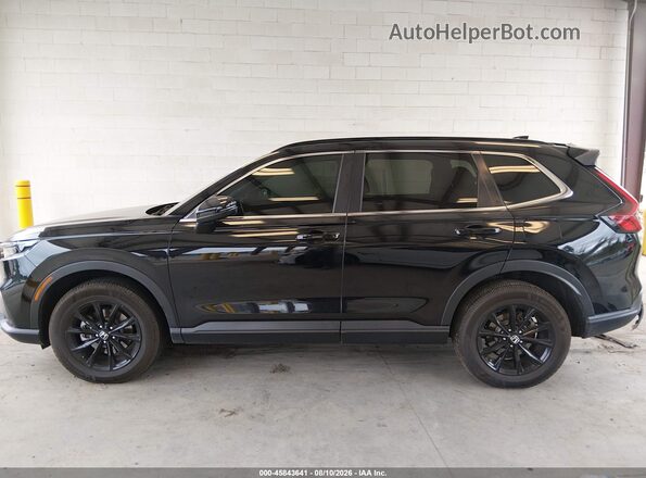 7FARS6H84SE050360 2025 HONDA CR-V Black Widok wnętrza 360 stopni