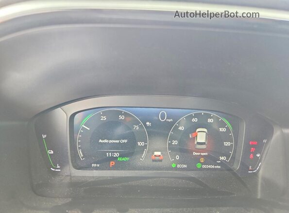 7FARS6H84TE090956 2026 HONDA CR-V Gray Вид щитка приладів