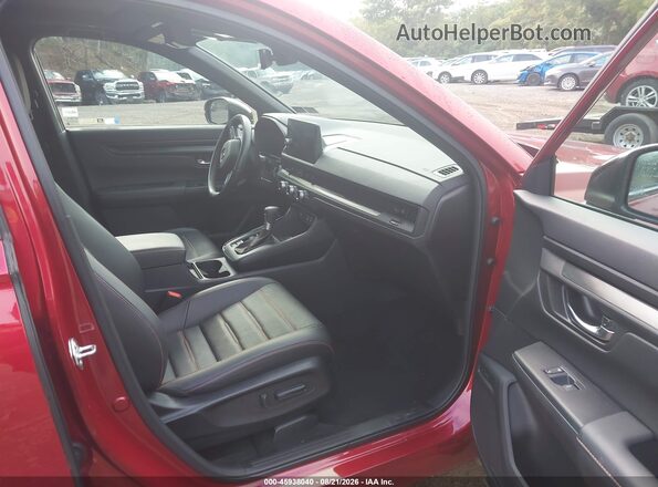7FARS6H86SE006277 2025 HONDA CR-V Red Widok wnętrza z przodu