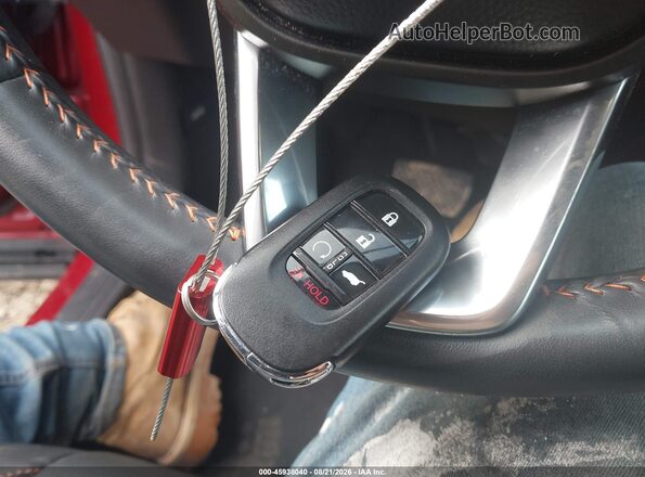 7FARS6H86SE006277 2025 HONDA CR-V Red Widok deski rozdzielczej