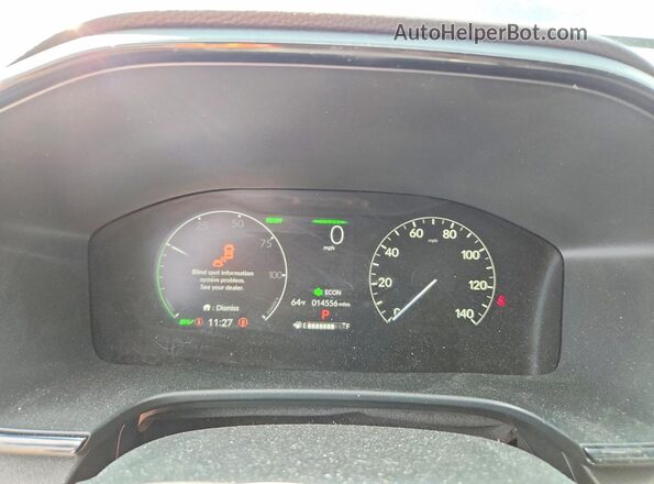 7FARS6H86SE046665 2025 HONDA CR-V Blue Вид щитка приладів