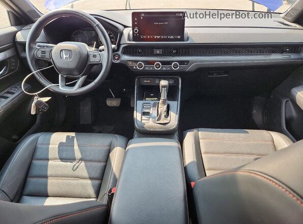 7FARS6H86SE046665 2025 HONDA CR-V Blue Вид панелі приладів