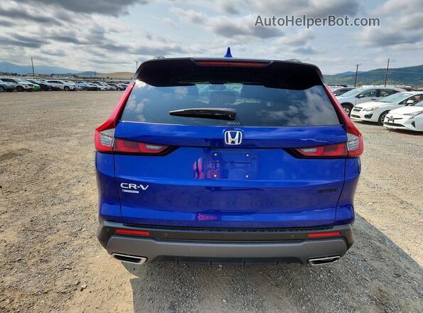 7FARS6H86SE046665 2025 HONDA CR-V Blue Вид ззаду