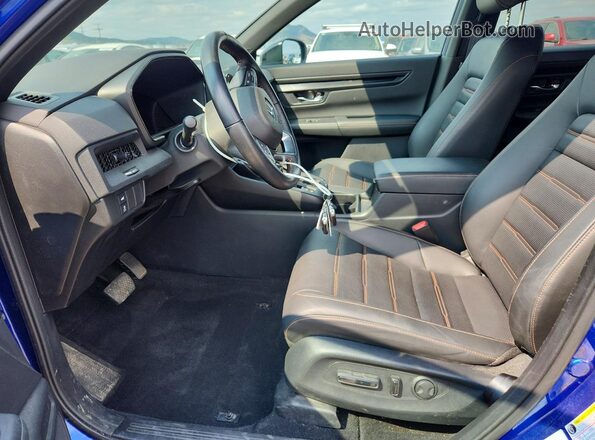 7FARS6H86SE046665 2025 HONDA CR-V Blue Вид салону спереду