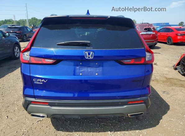 7FARS6H87RE052887 2024 HONDA CR-V Blue უკანა ხედი