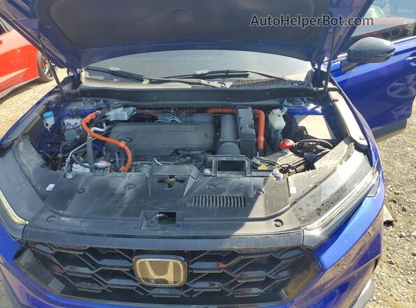 7FARS6H87RE052887 2024 HONDA CR-V Blue ძრავის განყოფილების ხედი