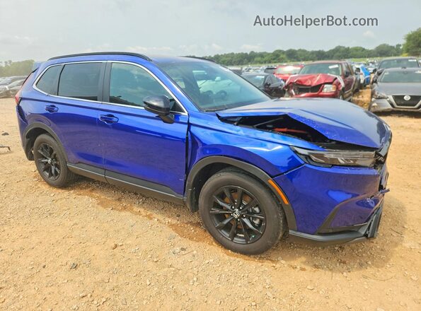 7FARS6H89RE065379 2024 HONDA CR-V Синий Передняя правая четверть
