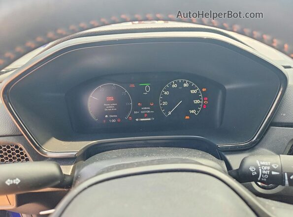 7FARS6H89RE065379 2024 HONDA CR-V Синий Вид щитка приборов