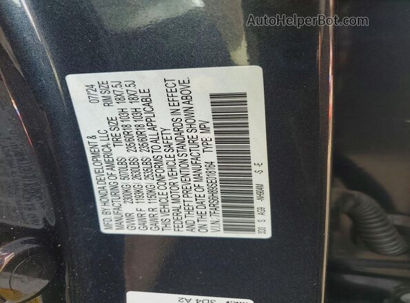 7FARS6H89SE018164 2025 HONDA CR-V Gray Engine compartment view
