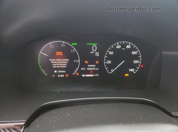 7FARS6H89SE075898 2025 HONDA CR-V White Instrument cluster view