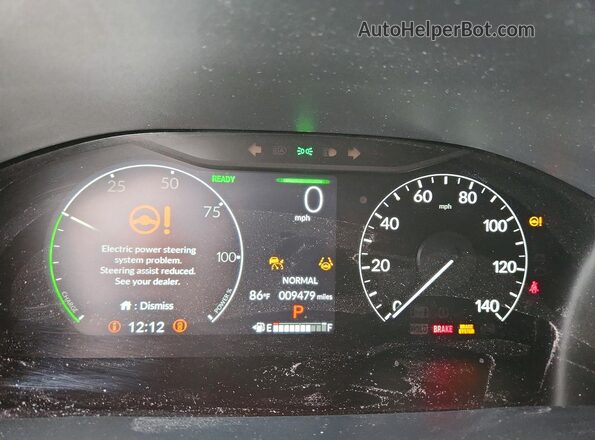 7FARS6H89SE078087 2025 HONDA CR-V Серый Вид щитка приборов