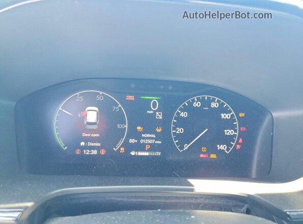 7FARS6H89SE097917 2025 HONDA CR-V White ხელსაწყოთა პანელის ხედი