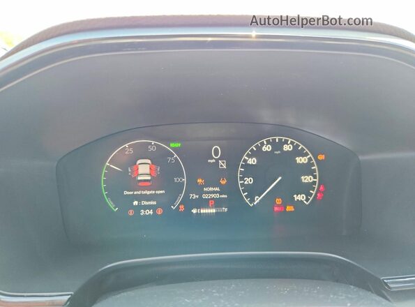 7FARS6H89SE099991 2025 HONDA CR-V Blue ხელსაწყოთა პანელის ხედი