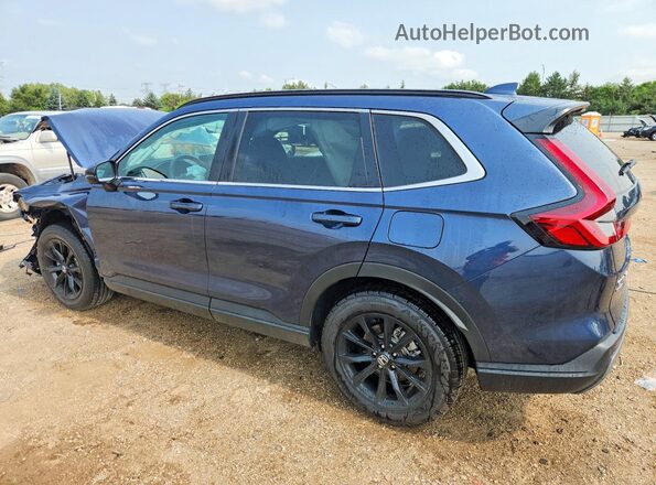 7FARS6H8XRE033346 2024 HONDA CR-V Синий Задняя левая четверть