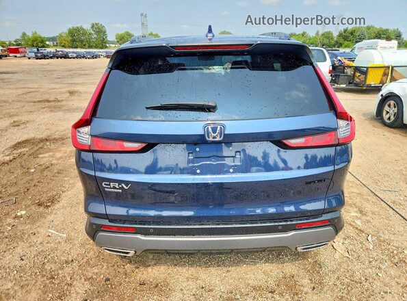 7FARS6H8XRE033346 2024 HONDA CR-V Синий Вид сзади