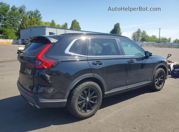 7FARS6H8XRE047425 2024 HONDA CR-V Black უკანა მარჯვენა