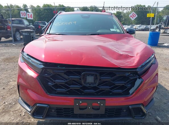 7FARS6H8XTE017557 2026 HONDA CR-V Red Rear interior view