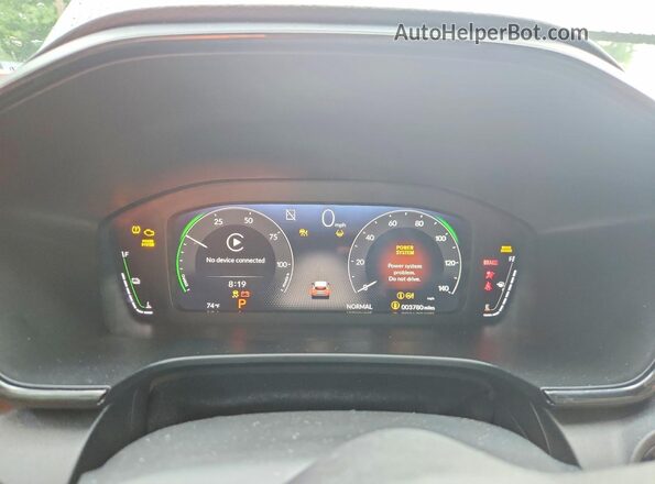 7FARS6H8XTE098740 2026 HONDA CR-V Charcoal Widok zestawu wskaźników