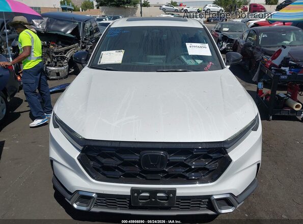 7FARS6H91RE002754 2024 HONDA CR-V White Вид щитка приладів