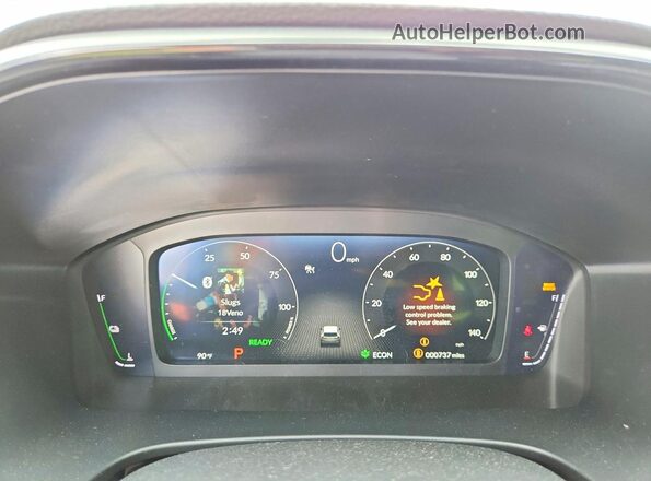 7FARS6H91TE109777 2026 HONDA CR-V White Vista del cuadro de instrumentos