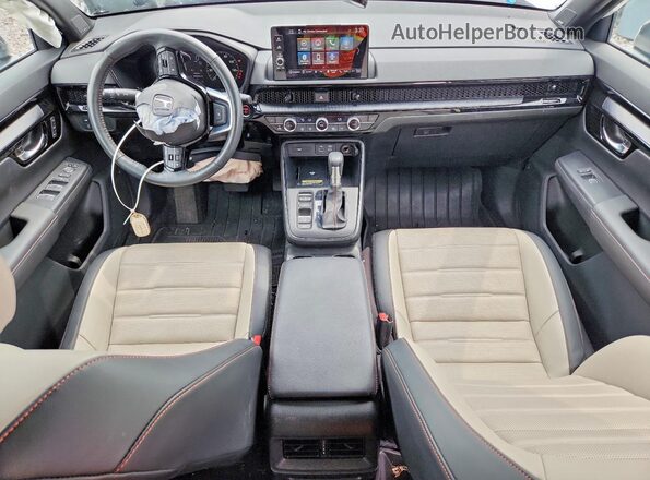7FARS6H92PE037395 2023 HONDA CR-V White Вид панелі приладів