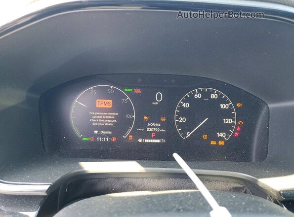 7FARS6H92SE032433 2025 HONDA CR-V Blue ხელსაწყოთა პანელის ხედი